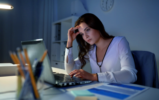 outsourcing work on computer