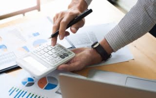 Accountant checking accounting reference date